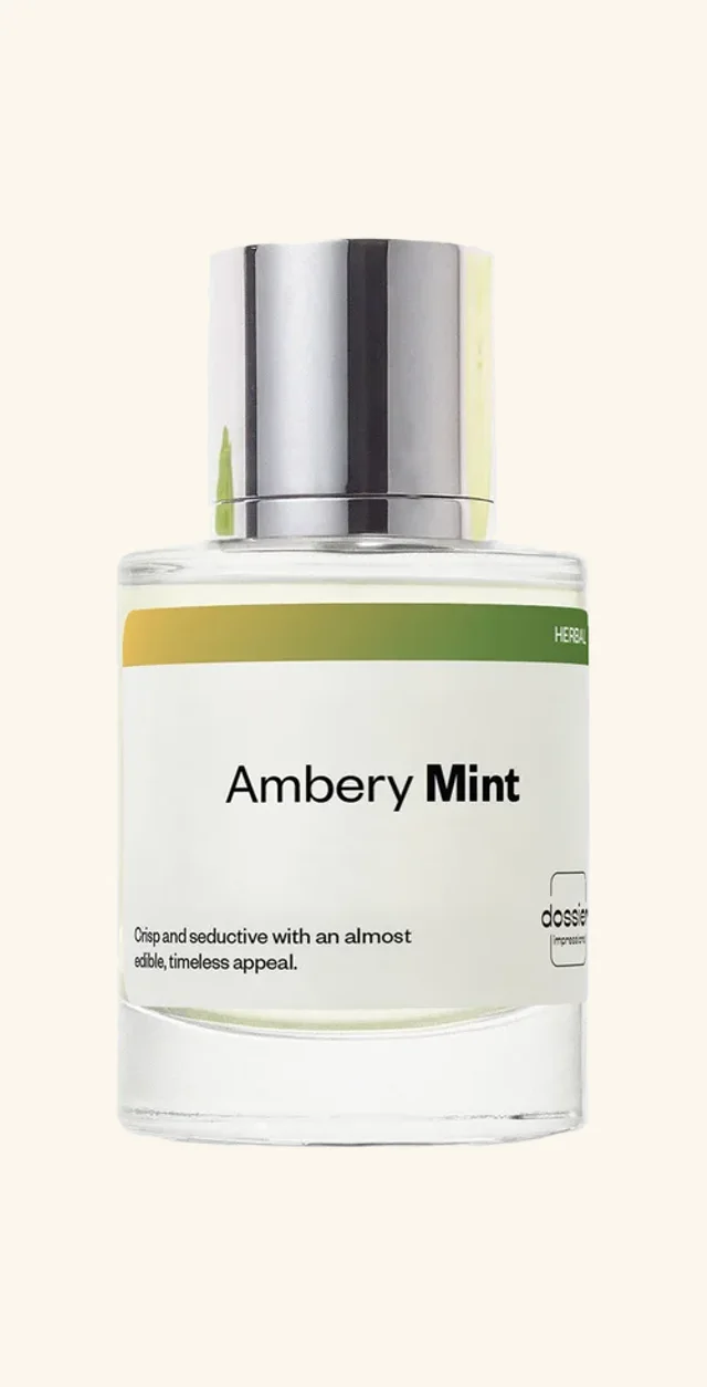 Dossier Ambery Mint bottle