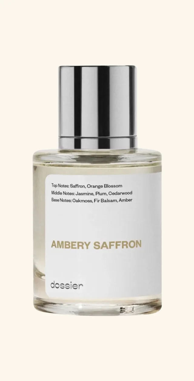 Dossier Ambery Saffron Eau de Parfum bottle