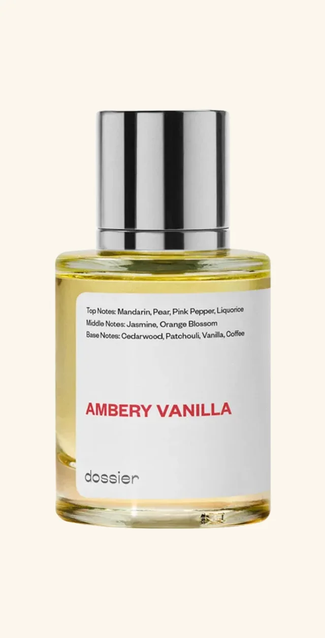 Dossier Ambery Vanilla bottle