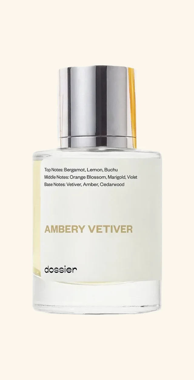 Dossier Ambery Vetiver bottle