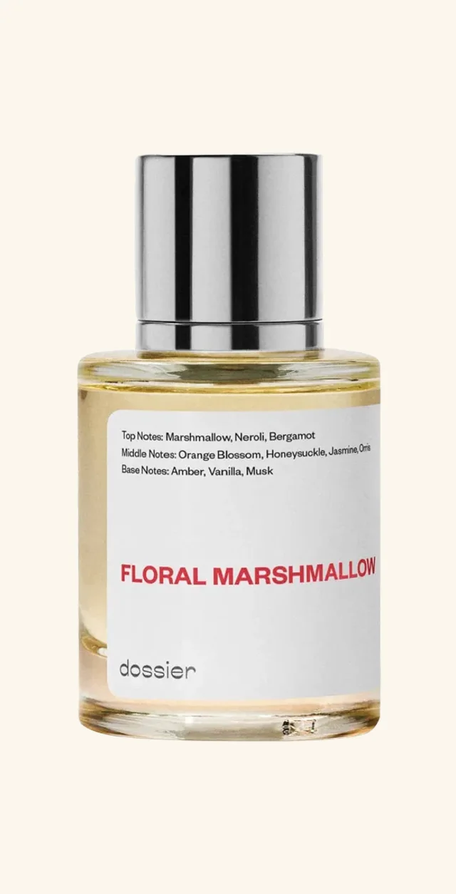 Dossier Floral Marshmallow bottle