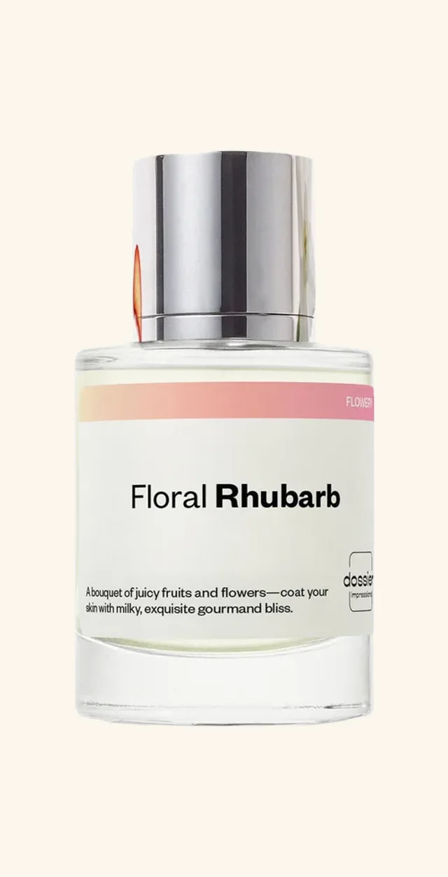 Dossier Floral Rhubarb bottle