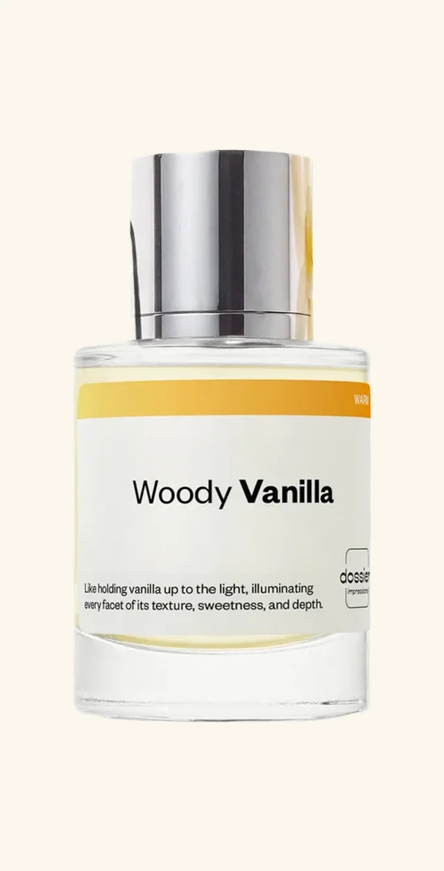 Dossier Woody Vanilla bottle