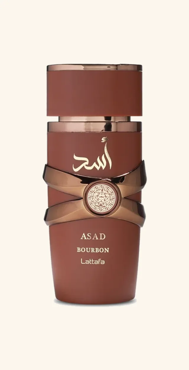 Lattafa Asad Bourbon bottle