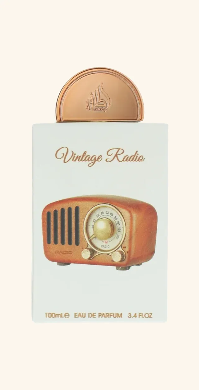 Lattafa Vintage Radio bottle
